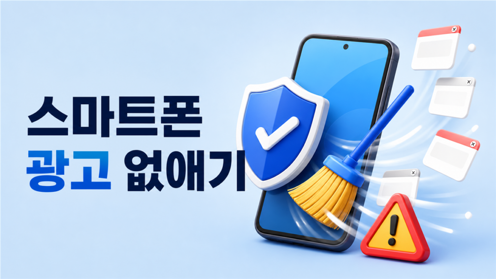 스마트폰에 계속 뜨는 팝업 광고 없애기